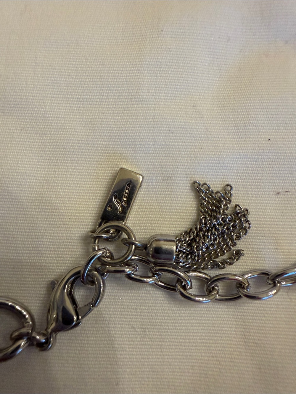 Simply Vera Silver Teardrop Statement Necklace - Picture 6 of 6